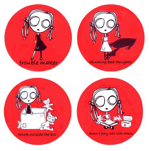 David & Goliath Coaster Set: Eve L.