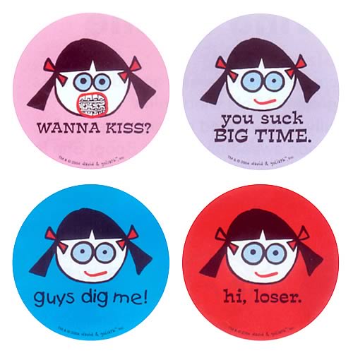 David & Goliath Coaster Set: Trendy Wendy