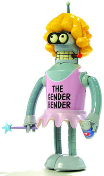 Futurama Gender Bender Tin Toy