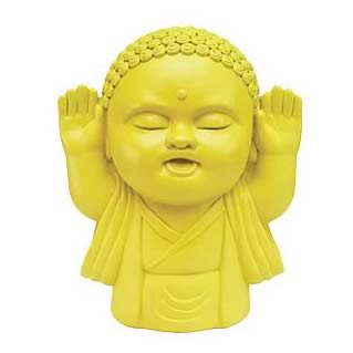 Yellow 8-Inch Buddha Bank