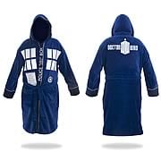 Doctor Who TARDIS Hooded Blue Cotton Bath Robe Doctor Who TARDIS Hooded Blue Cotton Bath Robe