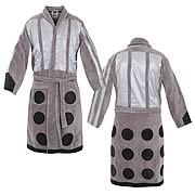 Doctor Who Silver Dalek Cotton Bathrobe