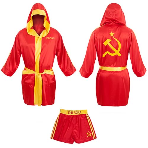 Rocky Ivan Drago Satin Robe and Shorts Set