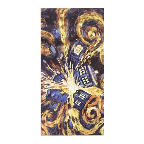 Doctor Who Van Gogh Cotton Towel