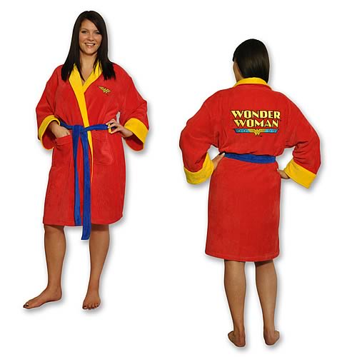 Wonder Woman Cotton Bathrobe