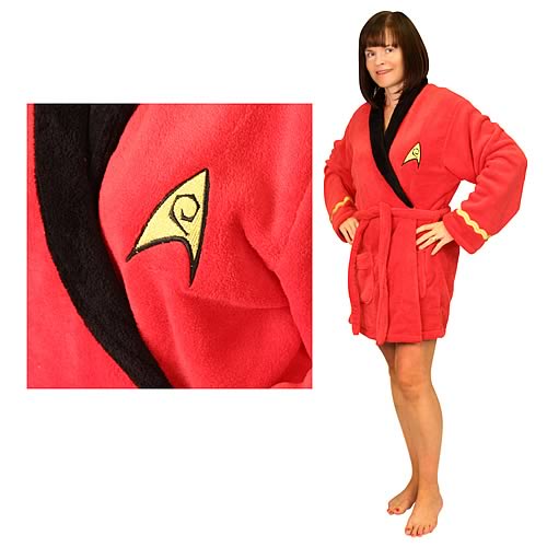 Star Trek Original Series Uhura Fleece Bathrobe