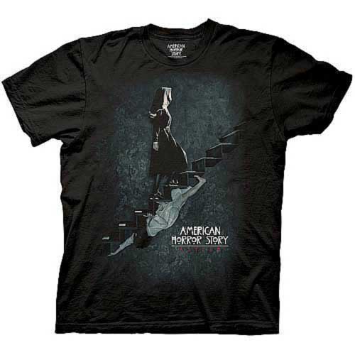 American Horror Story Asylum Staircase Black T-Shirt
