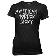 American Horror Story Logo Black Juniors T-Shirt
