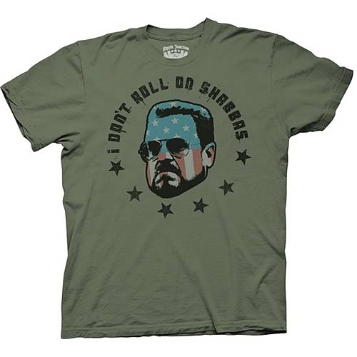 Big Lebowski I Dont Roll On Shabbas T-Shirt