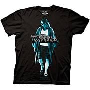 The Big Lebowski The Dude Black And Blue T-Shirt