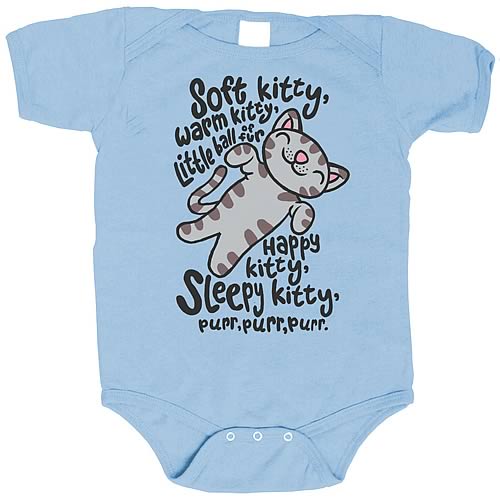 Big Bang Theory Soft Kitty Blue Onesie