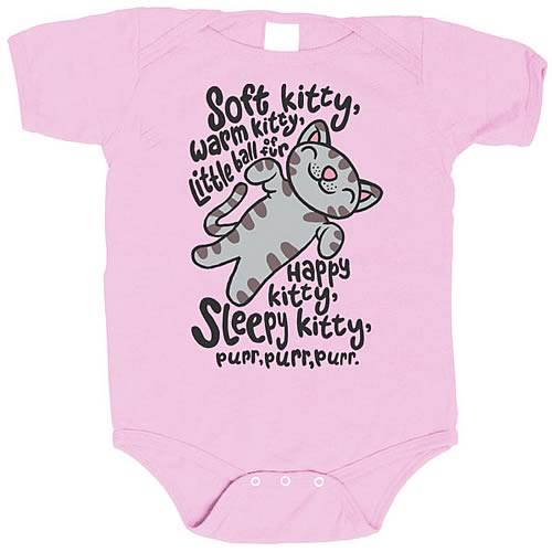 Big Bang Theory Soft Kitty Pink Onesie