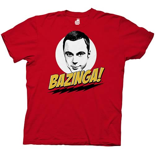 The Big Bang Theory Sheldon Cooper Bazinga T-Shirt