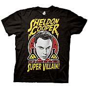 Big Bang Theory Sheldon Cooper Super Villain T-Shirt