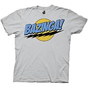 Big Bang Theory Bazinga! Ice Grey T-Shirt