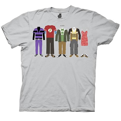 Big Bang Theory Group Clothing T-Shirt