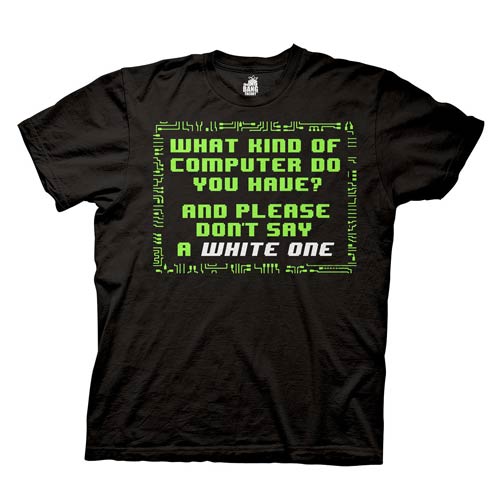 Big Bang Theory What Kind of Computer Black T-Shirt