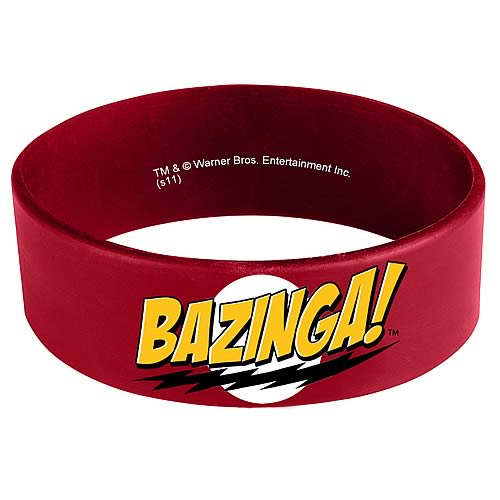 Big Bang Theory Bazinga Rubber Bracelet