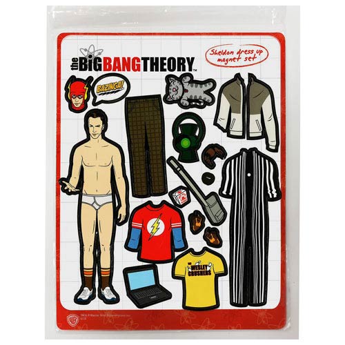 Big Bang Theory Sheldon Cooper Dress-Up Magnet Set