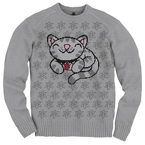 Big Bang Theory Soft Kitty Gray Sweater