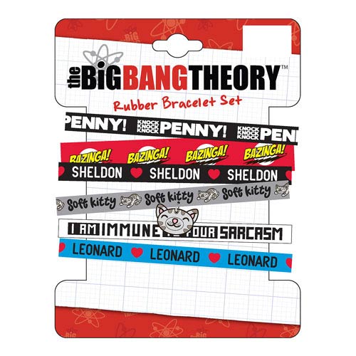 Big Bang Theory Bracelets 6-Pack Set