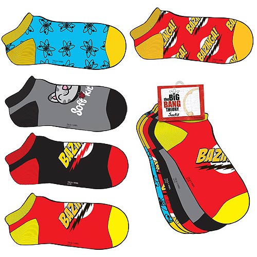 Big Bang Theory Bazinga! Socks 5-Pack Set