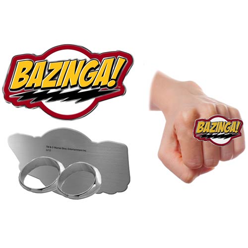 The Big Bang Theory Bazinga! Knuckle Ring
