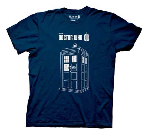 Doctor Who Linear TARDIS T-Shirt