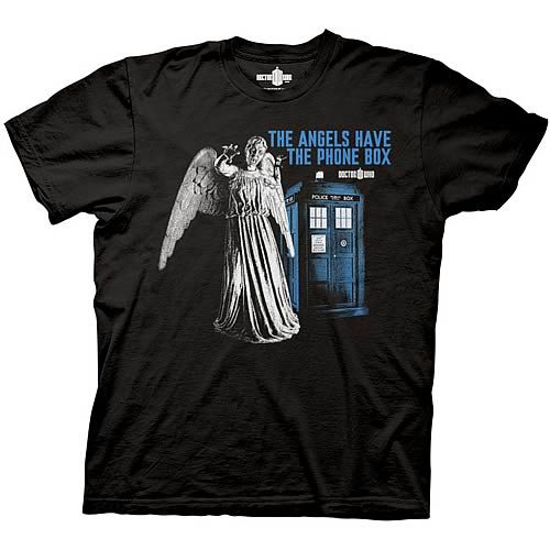 Doctor Who Angels Have the Phone Box T-Shirt