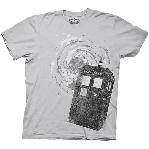 Doctor Who Distressed Tardis T-Shirt