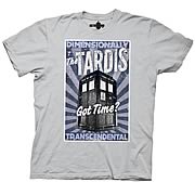 Doctor Who Dimensionally Transcendental Grey T-Shirt