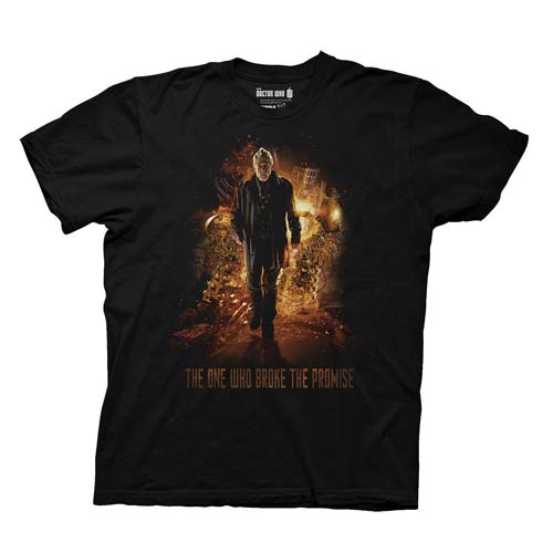 Doctor Who War Doctor Who Broke The Promise Black T-Shirt