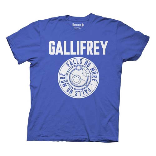 Doctor Who Gallifrey Falls No More Blue T-Shirt