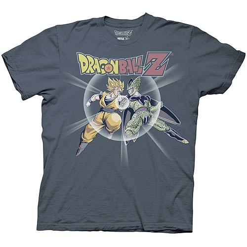 Dragon Ball Z Goku vs. Cell Blue T-Shirt