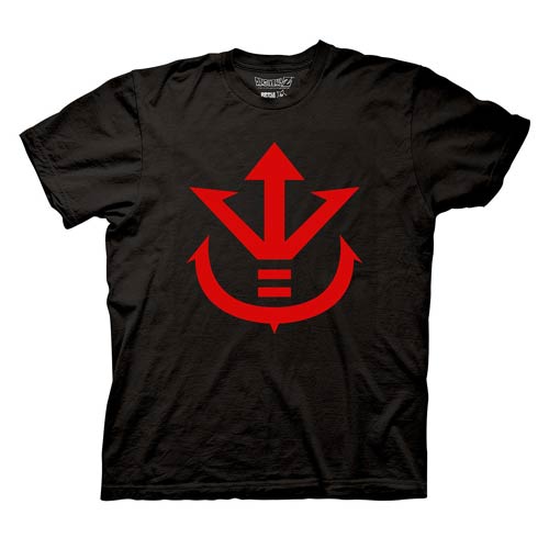 Dragon Ball Z Saiyan Royal Crest Black T-Shirt