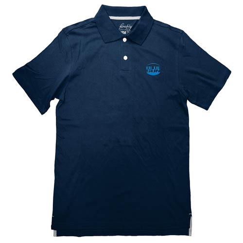 Firefly Blue Sun Logo Polo Blue T-Shirt