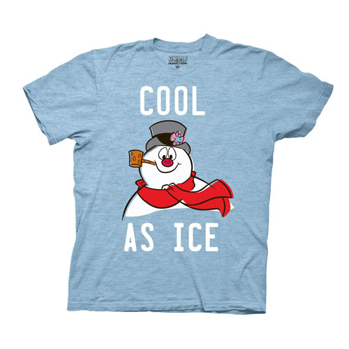 Frosty the Snowman Cool As Ice Blue T-Shirt