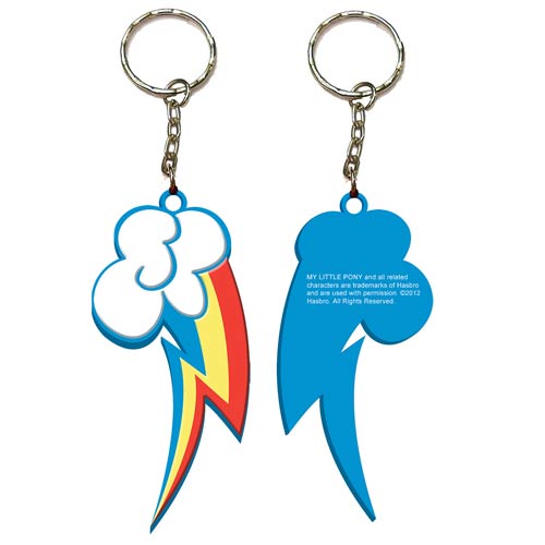 My Little Pony Rainbow Dash Cutie Mark Key Chain
