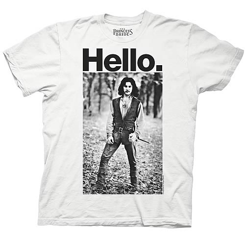 Princess Bride Inigo Montoya Hello White T-Shirt