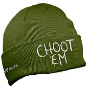 Swamp People Choot Em Green Beanie Hat