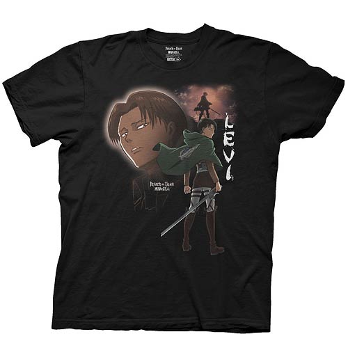 Attack on Titan Levi Black T-Shirt