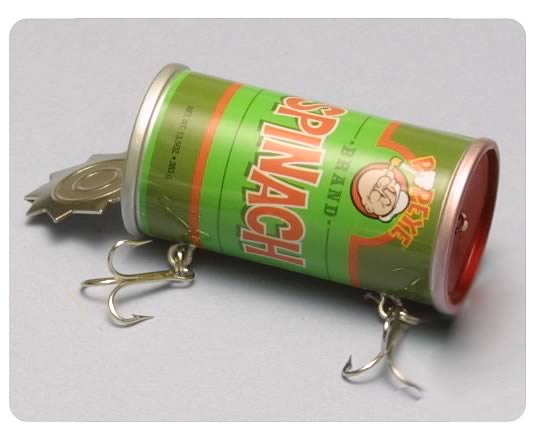 Popeye Spinach Can (Color) Fishing Lure