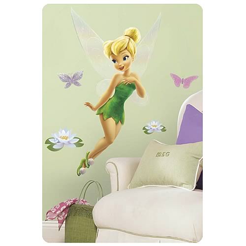 Disney Fairies Tinker Bell Peel & Stick Giant Wall Applique