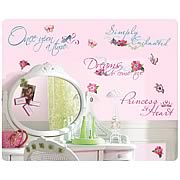Disney Princess Quotes Peel and Stick Wall Applique