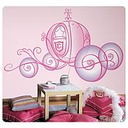Disney Princess Carriage Peel and Stick Giant Wall Applique