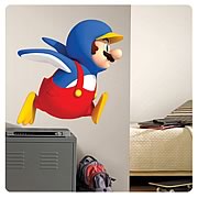 Super Mario Bros. Penguin Mario Giant Wall Decal