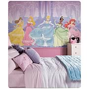 Disney Princess Chair Rail Prepasted Wall Mural
