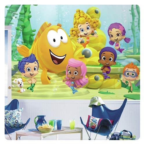 Bubble Guppies Giant Ultra-Strippable Prepasted Mural