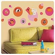 Wallpockets Pink Peel and Stick Wall Appliques