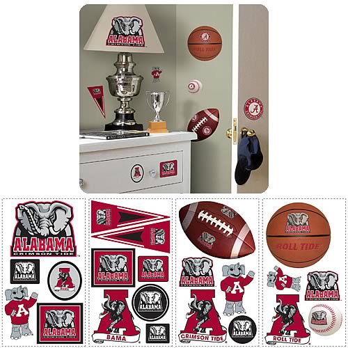 University Of Alabama Peel and Stick Wall Applique